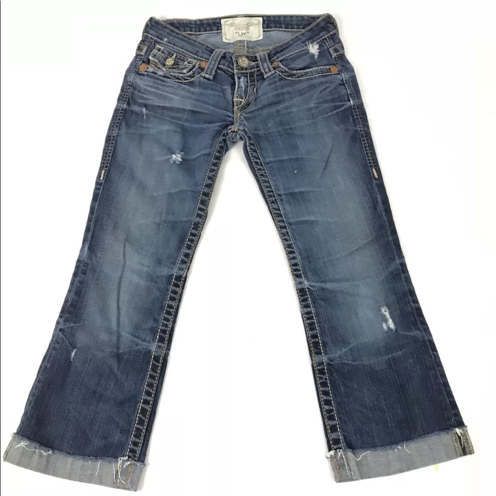 BIG STAR Thick Stitch “LIV” Jeans Capri 24x21.5